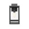 Z-Lite Nuri 1 Light Outdoor Wall Sconce, Black & Clear 596M-BK - alternate 3